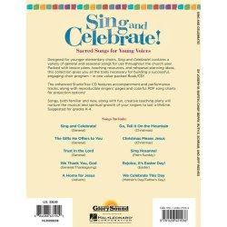 Sing And Celebrate!: Sacred Songs For Young Voices - Volume 1 (Book/CD)