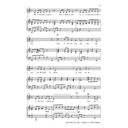 Schram Ruth Elaine For Who You Are Unison/2 Part Treble Choral