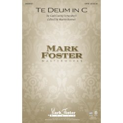 CZERNY CARL TE DEUM IN C (ED BANNER MARTIN) SATB CHOR
