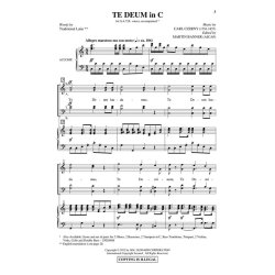 CZERNY CARL TE DEUM IN C (ED BANNER MARTIN) SATB CHOR