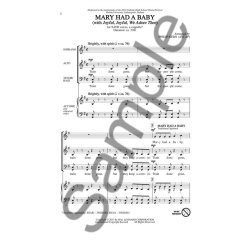 Lugwig Van Beethoven/Spiritual: Mary Had A Baby (With Joyful, Joyful, We Adore Thee) - SATB
