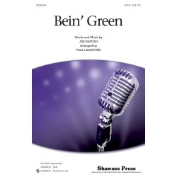 Kermit The Frog: Bein' Green (SATB)