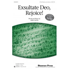 Greg Gilpin: Exsultate Deo, Rejoice! (3-Part)