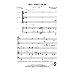 Merrill Bob Mambo Italiano (Arr Gallina Jill) 3 Part Mixed Choral