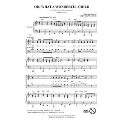 Gilpin Greg Oh What A Wonderful Child 3 Part Mixed Choral