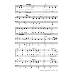 Gilpin Greg Oh What A Wonderful Child 3 Part Mixed Choral