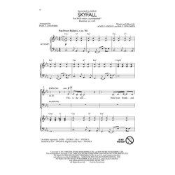 ADELE SKYFALL (ARR LANGFORD PAUL) SAB CHORAL