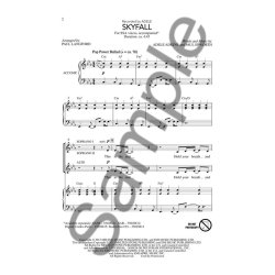 ADELE SKYFALL (ARR LANGFORD PAUL) SSA CHORAL