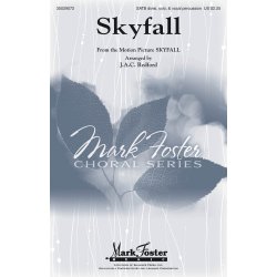 Adele/Epworth Skyfall (Redford) Satb Divisi/Solo/Vocal Percussion Chor