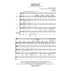 Adele/Epworth Skyfall (Redford) Satb Divisi/Solo/Vocal Percussion Chor