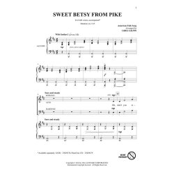Sweet Betsy From Pike (Arr. Gilpin) (SAB)
