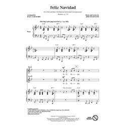 Feliciano Jose Feliz Navidad (Arr Langford Paul) 2 Part Choral