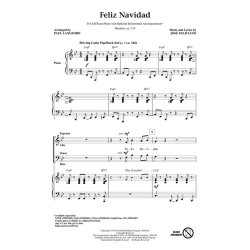 Feliciano Jose Feliz Navidad (Arr Langford Paul) Studiotrax Cd