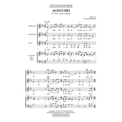 Antognini Ivo Agnus Dei Ssa A Cappella Choral