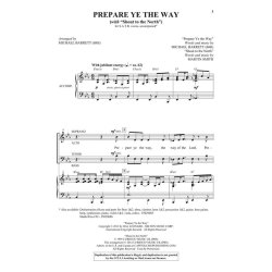 Barrett/Smith Prepare Ye The Way With Shout To The North Satb Choral