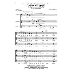 Carry Me Home Swing Low Sweet Chariot (Thrift Susan) Ssa A Capp Choral