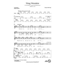 Ning Wendete (Arr. Gilpin) (SAB)