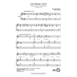 Greg Gilpin: Let Music Live! (SATB)