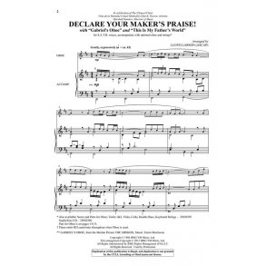 Ennio Morricone: Declare Your Maker's Praise! (Arr. Larson) (StudioTrax CD)