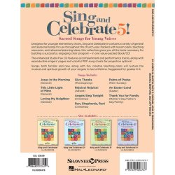 Sing And Celebrate!: Sacred Songs For Young Voices - Volume 5 (Book/CD)
