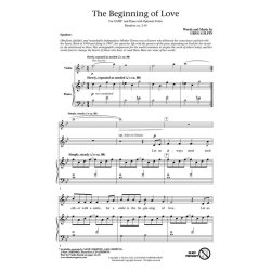 Greg Gilpin: The Beginning Of Love (SATB)