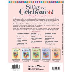 Sing And Celebrate!: Sacred Songs For Young Voices - Volume 6 (Book/CD)