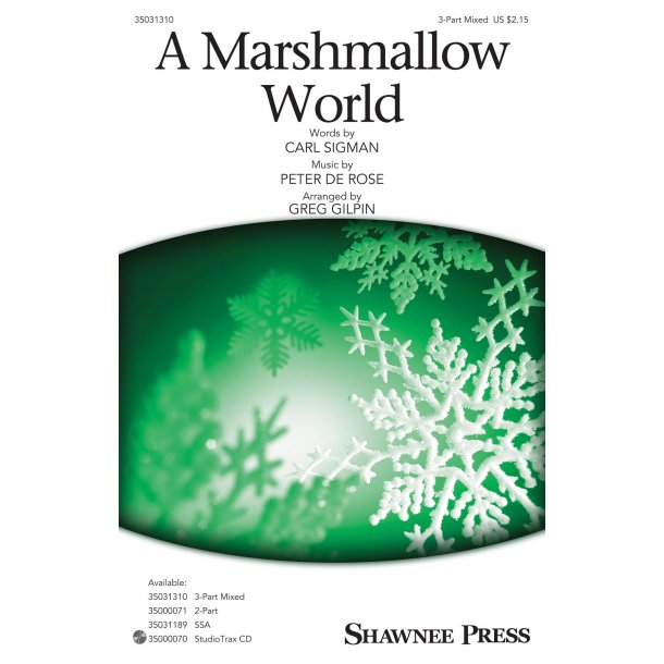 A Marshmallow World (Arr. Gilpin) (SAB)
