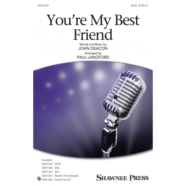 Queen: You're My Best Friend (Arr. Langford) (SATB)