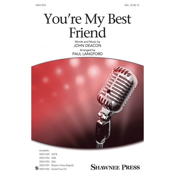 Queen: You're My Best Friend (Arr. Langford) (SSA)