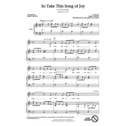 So Take This Song Of Joy (2-Part Choir, arr. Gilpin)