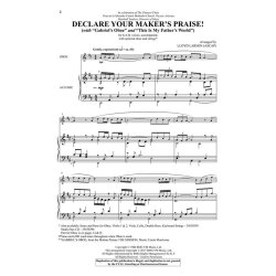 Ennio Morricone: Declare Your Maker's Praise! (Arr. Larson) (SAB)