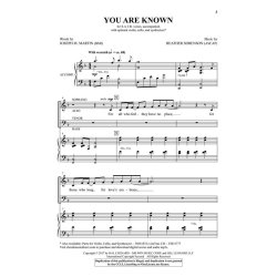Joseph M. Martin: You Are Known (SATB)