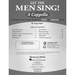 Let the Men Sing! (Arr. Gilpin) (TTBB A Cappella) (Book/Online Audio)