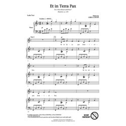 Greg Gilpin: Et In Terra Pax (SAB)