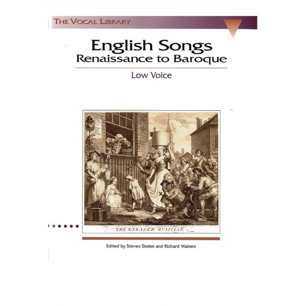 English Songs: Renaissance To Baroque Low Voice