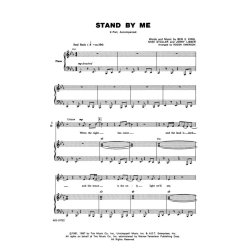 KING/LEIBER/STOLLER STAND BY ME (EMERSON ROGER) 2 PART CHORAL