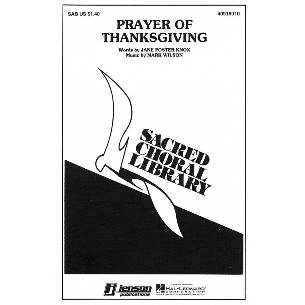 Prayer of Thanksgiving