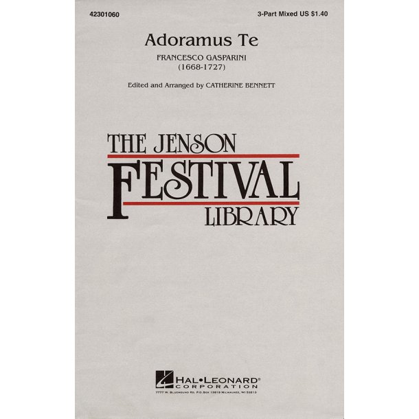 Adoramus Te : 3-Part Mixed