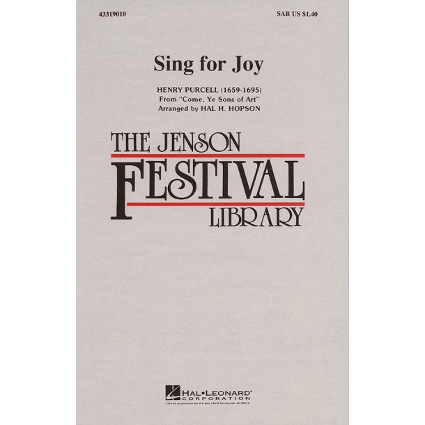 Sing for Joy