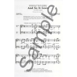 Billy Joel: And So It Goes (SATB)
