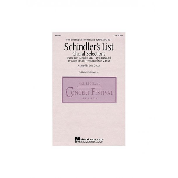 John Williams: Schindler's List (Choral Selections)