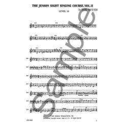 The Jenson Sight Singing Course: Student Book (Vol. II)