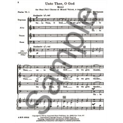 Unto Thee O God  Motet A Cappella