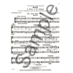 Eucharist Mass - Congregationset Of Congregation Parts