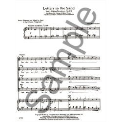 Letters In The Sand From Majnun Symph 24 With Trumpet Solo And Piano