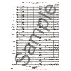 Great Crush Collision Mrch Scscore For Concert Band