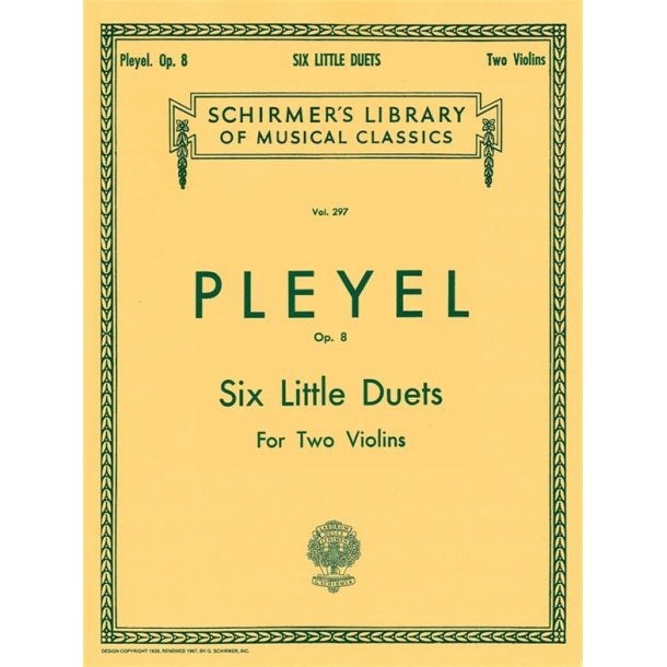 Six Little Duets, Op. 8