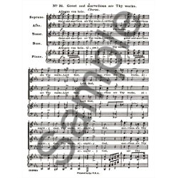 Great And Marvelous Are Thy Works From The Holy City