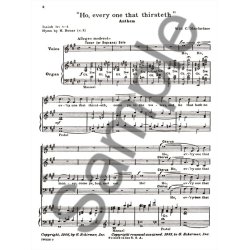 Ho Every One That Thirsteth With Organ Acc