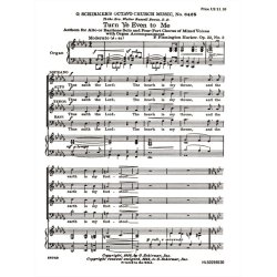 Turn Ye Even To Me Anthem For Alto Or Baritone Solo With Organ Accompaniment